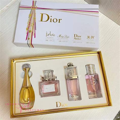 dior perfume gift set price|christian Dior perfume sampler set.